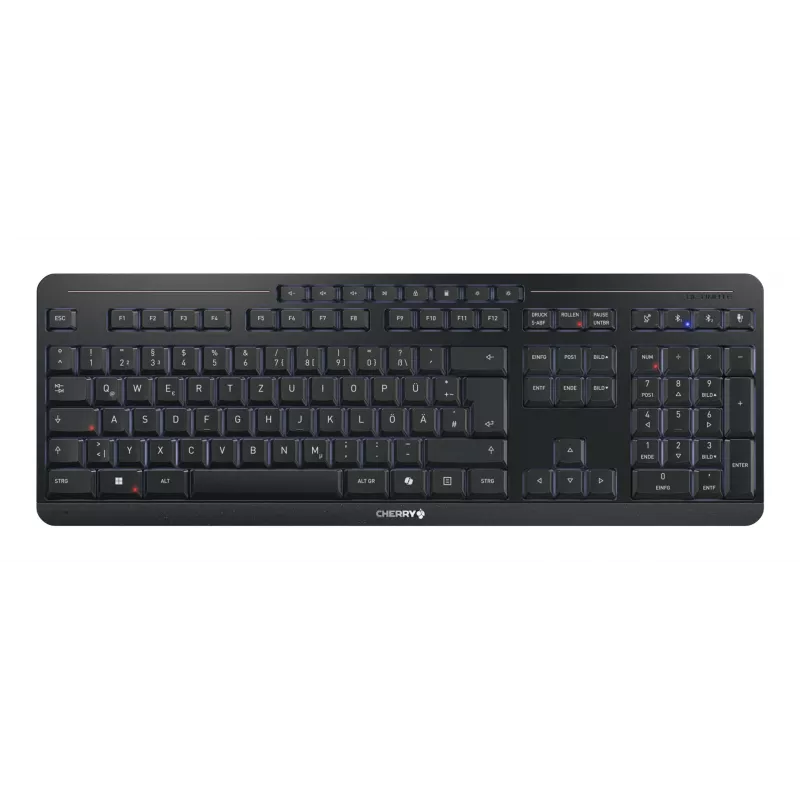 Tastiera e mouse CHERRY Stream desktop ultimate Home/Office USB + RF Wireless + Bluetooth QWERTZ tedesco nero