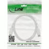 Cavo DisplayPort InLine 17203W 3 m, DisplayPort su DisplayPort, bianco, diametro 7 mm