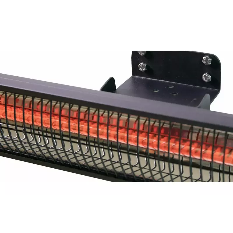Riscaldamento a infrarossi SUNRED RD-DARK-20, 2000 W, montaggio a parete, IP55, nero
