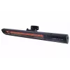 Riscaldamento a infrarossi SUNRED RD-DARK-20, 2000 W, montaggio a parete, IP55, nero