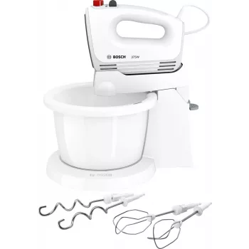 Bosch MFQ2600G frullatore a mano con supporto e ciotola 375 W bianco