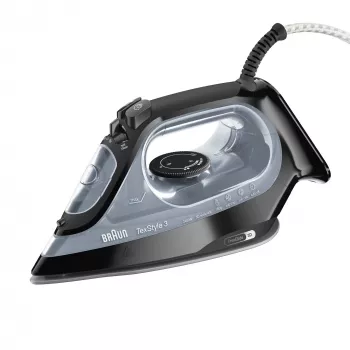 Braun TexStyle 3 SI3055BK ferro da stiro a vapore piastra in ceramica 2400 W nero