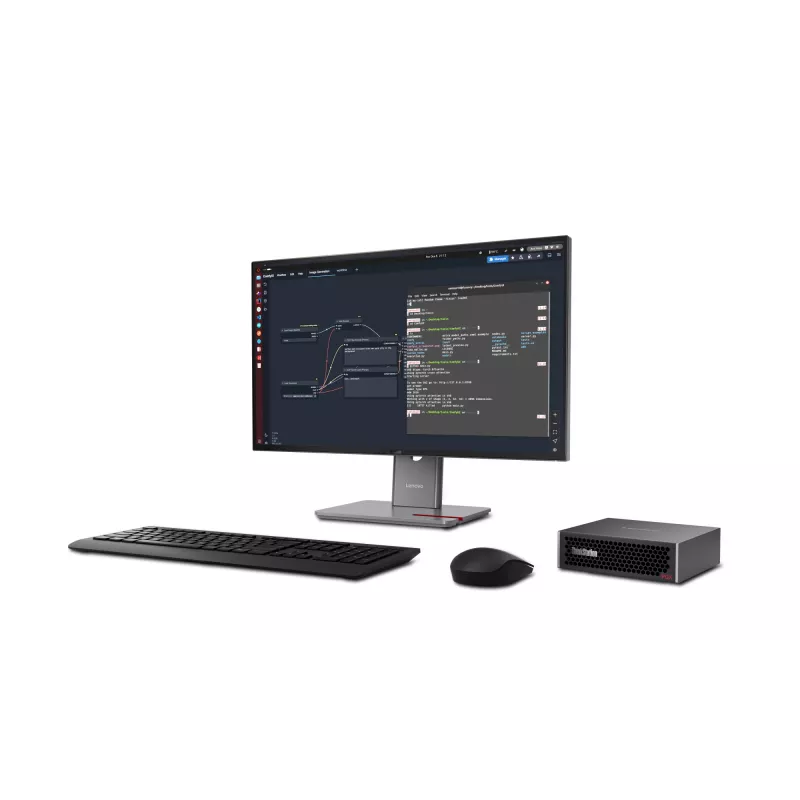 Lenovo ThinkStation PGX GB10 128 GB LPDDR5x-SDRAM 4 TB SSD DGX OS Mini Tower Mini-PC nero