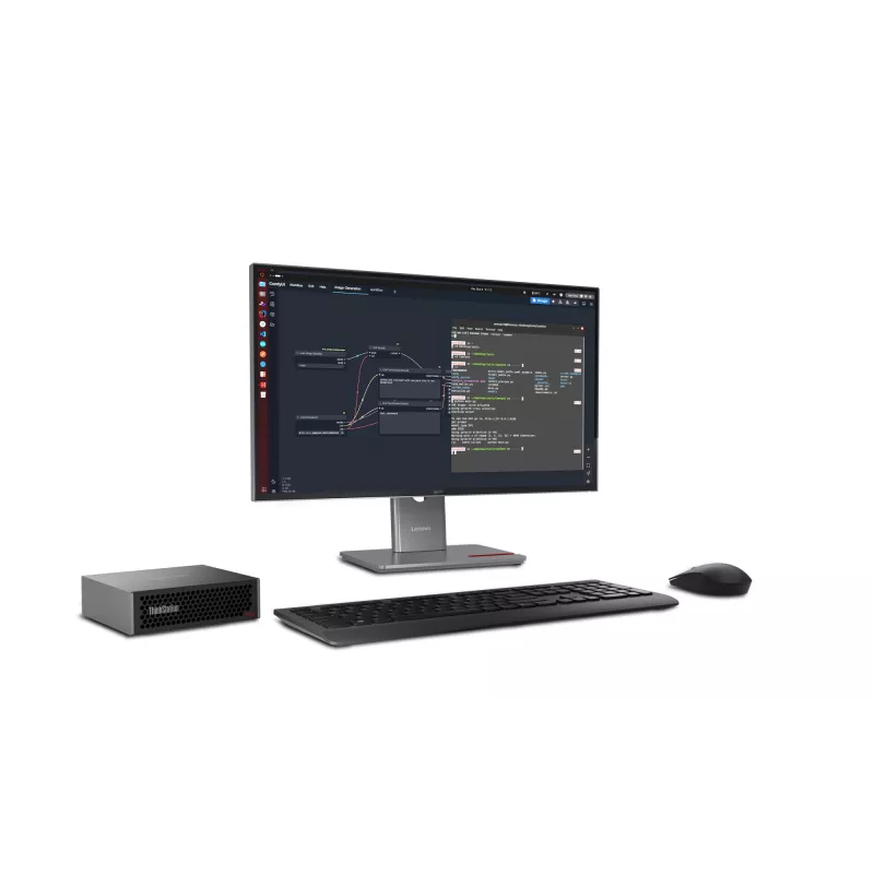 Lenovo ThinkStation PGX GB10 128 GB LPDDR5x-SDRAM 4 TB SSD DGX OS Mini Tower Mini-PC nero