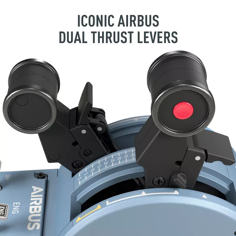 Thrustmaster TCA Quadrant Airbus Edition nero, blu Flight Sim PC