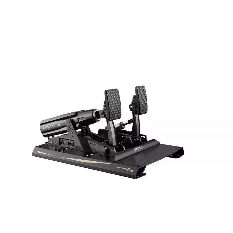 Pedale Moza Racing mBooster Set alluminio nero USB Type-A Type-B Type-C