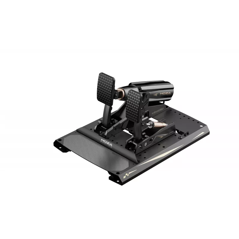 Pedale Moza Racing mBooster Set alluminio nero USB Type-A Type-B Type-C