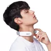 SKG 4356E - bianco, massaggio combinato, collo, bianco, silicone, tasti, batteria
