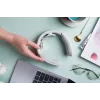 SKG 4356E - bianco, massaggio combinato, collo, bianco, silicone, tasti, batteria