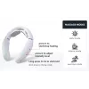 SKG 4356E - bianco, massaggio combinato, collo, bianco, silicone, tasti, batteria