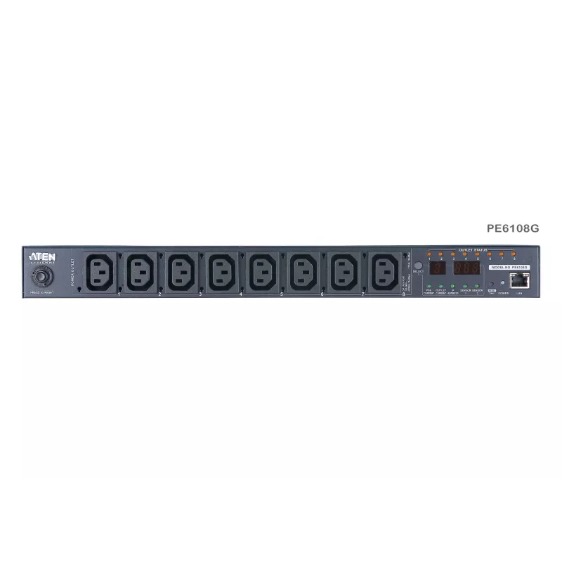PDU ATEN 1U 10A 8 prese switched metered + software Eco PDU Manager gratuito