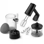 Frullatore a mano Philips HR3781/20 — 500 W, 5 velocità, turbo, nero, incl. fruste, ganci per impastare, tritatutto, misurino