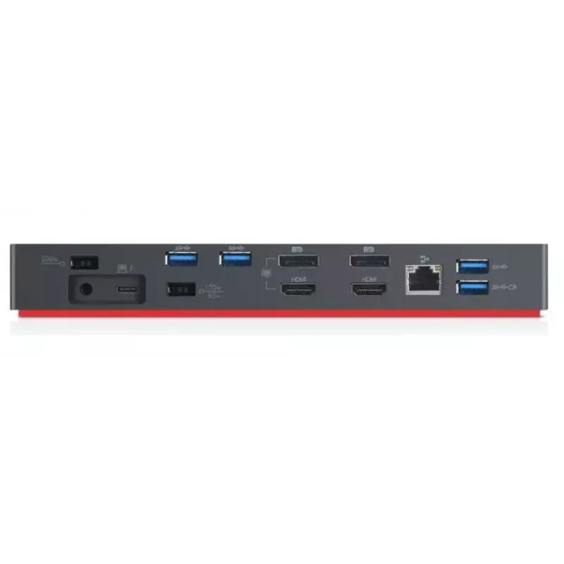 Lenovo 40AN0135DK docking station/replicatore di porte per laptop con filo Thunderbolt 3 nero