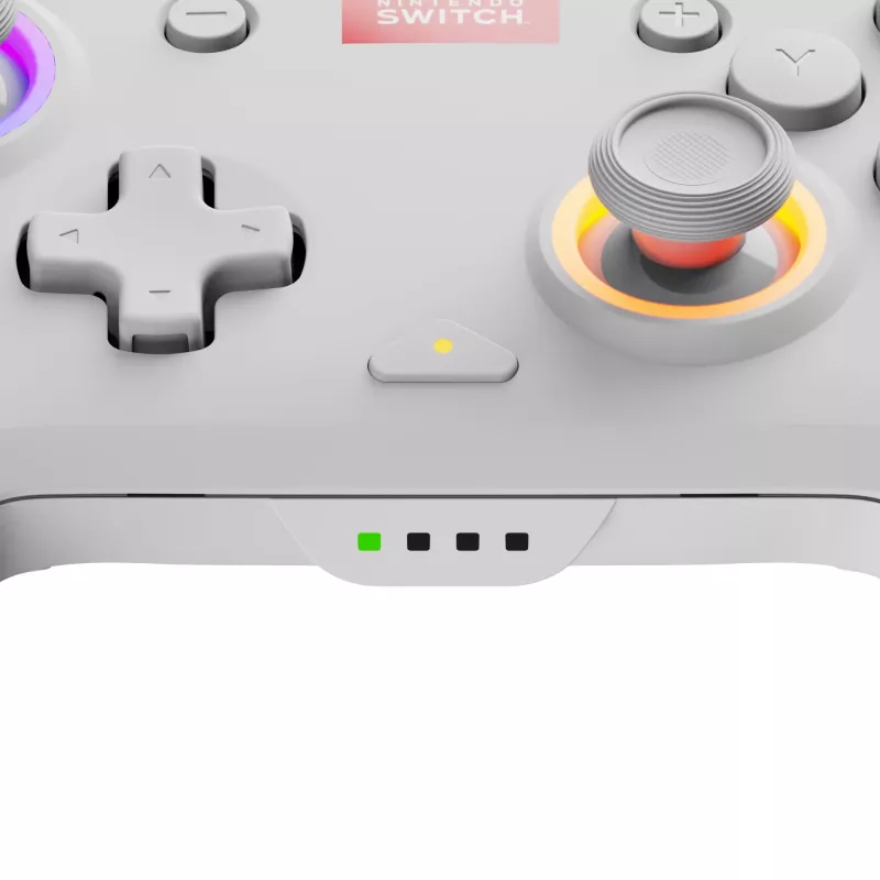 PDP Afterglow Wave White Gamepad USB analogico / digitale Nintendo Switch, Nintendo Switch Lite, Nintendo Switch OLED