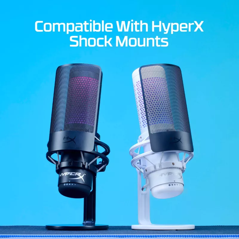 Filtro anti-pop per microfono HyperX Shield 6X256AA, collo di cigno flessibile, nero