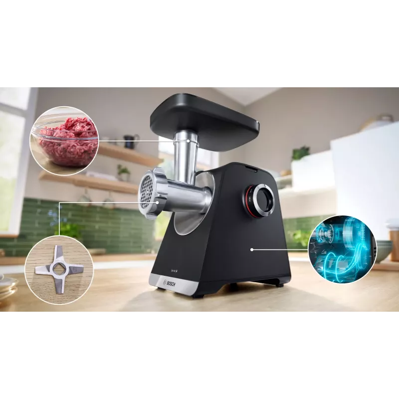 Bosch Serie 6 tritacarne 2100 W nero, argento