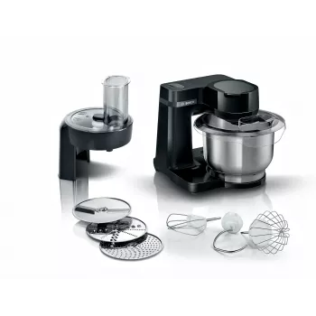 Bosch Serie 2 MUMS2EB01 robot da cucina 700 W 3,8 L nero, acciaio inox