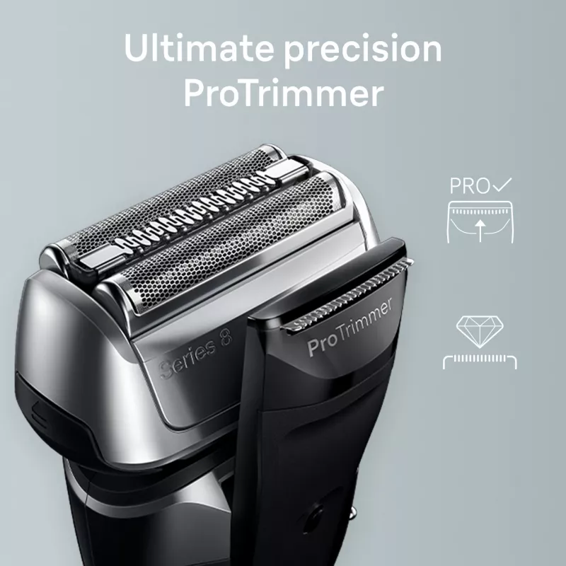 Braun Series 8 8517s rasoio elettrico – bagno e asciutto, argento