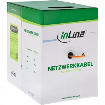 InLine cavo per installazione solid 250MHz S/STP Cat.6 CU AWG23 halogen free 100m