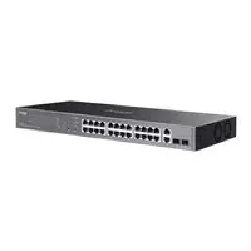 Switch TP-LINK OMADA ES228GP 26x GbE 24x PoE+ – managed, rackmount, modello ES228GP