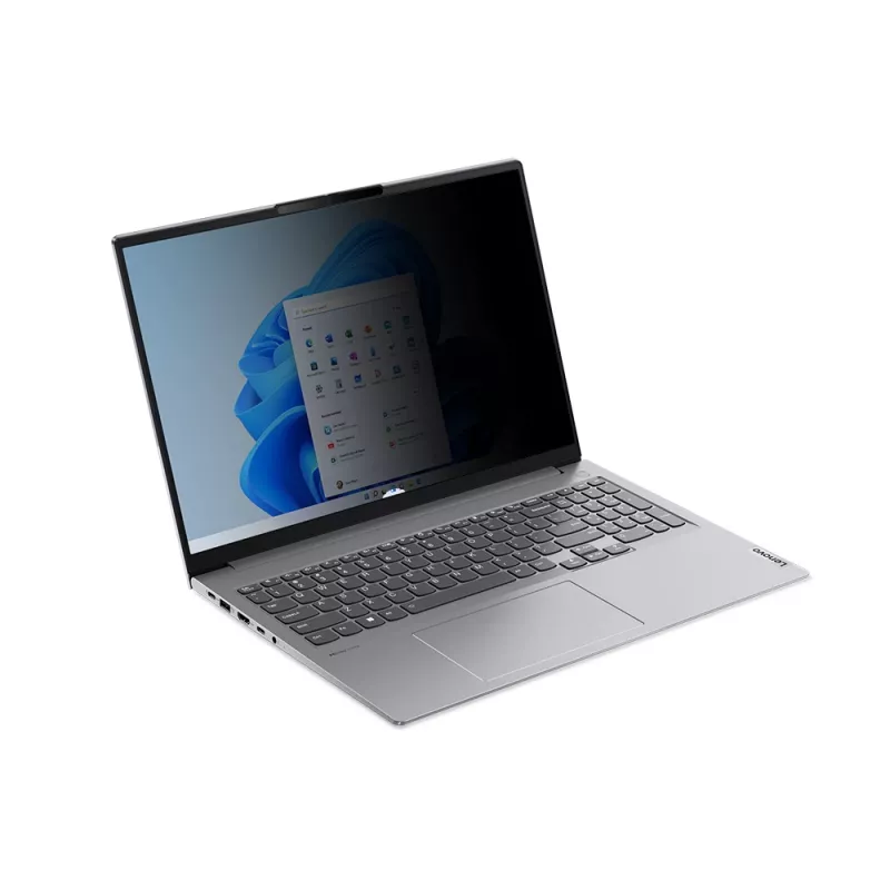 Filtro privacy per laptop senza cornice Lenovo 4XJ1U03940 per display 40,6 cm (16 inch) 16:10, trasmittanza luminosa 85%, angolo di visuale 30°