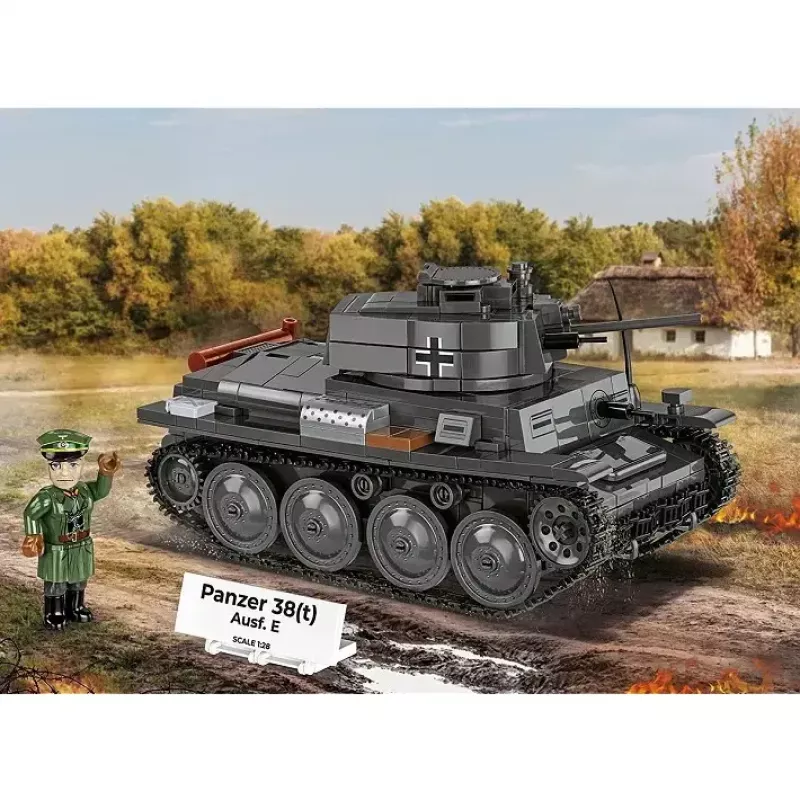 Set di costruzione Cobi Blocks carro armato 38 VZ.38 690 elementi – kit modello in scala