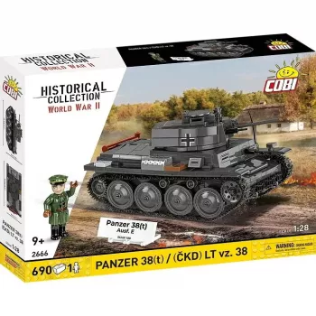 Set di costruzione Cobi Blocks carro armato 38 VZ.38 690 elementi – kit modello in scala