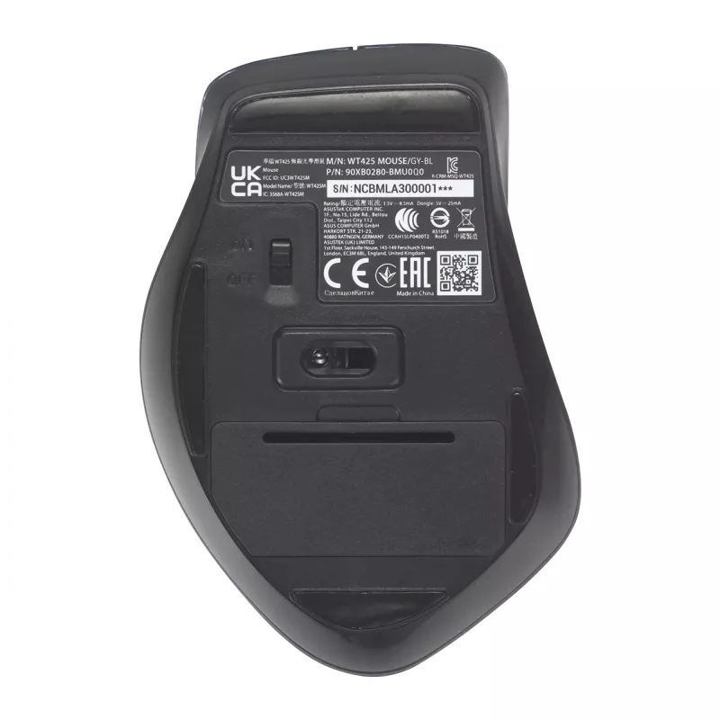 ASUS WT425 mouse ufficio destrorso RF wireless ottico 1600 DPI