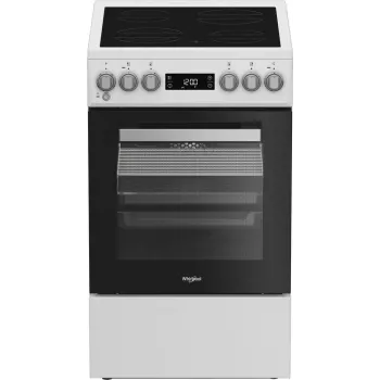 Whirlpool W5V5LCW Piano cottura elettrico a incasso vetroceramica nero, bianco