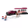 schleich Lakeside Truck con rimorchio, animale, cavalli, 5 anni, multicolore