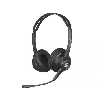 Sandberg cuffie wireless ANC+ENC, Senza fili, Musica/uso quotidiano, 20–20000 Hz, 230 g, Headset, nero