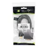 Techly cavo video HDMI a DVI-D M/M 3m ICOC HDMI-D-030, 3 m, HDMI, DVI-D, connettore maschio, connettore maschio, oro
