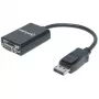 manhattan cavo convertitore displayport a vga hd15 15cm connettore maschio a connettore femmina attivo dp con blocco nero garanzia a vita conforme a dp2vga2