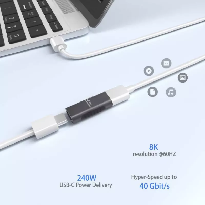 Adattatore cavo Microconnect USB3.2CFFA USB-C nero