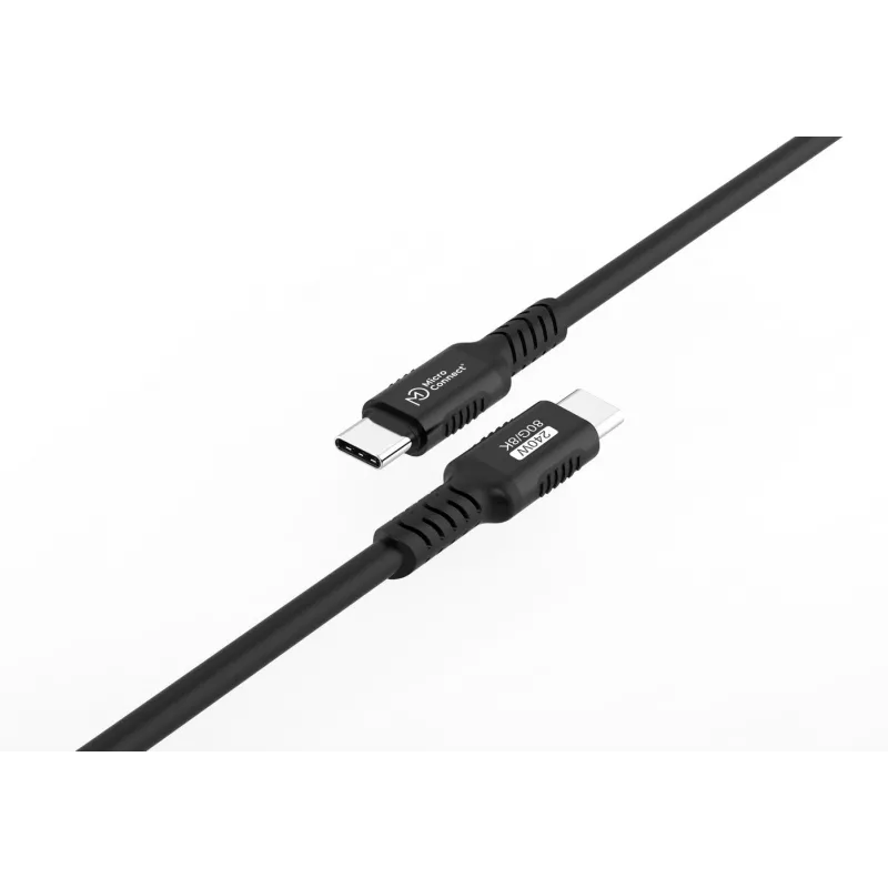 Cavo Premium da USB-C a USB-C MicroConnect, USB4 80 Gbps, 0,5 m (MC-USB4-CC80LQ-0.50)