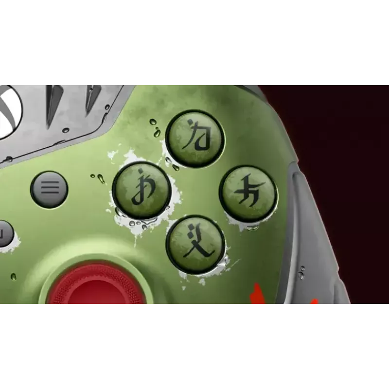 Gamepad wireless Microsoft Xbox Wireless Controller DOOM: The Dark Ages Limited Edition, Bluetooth/USB, multicolore, batteria AA, USB-C