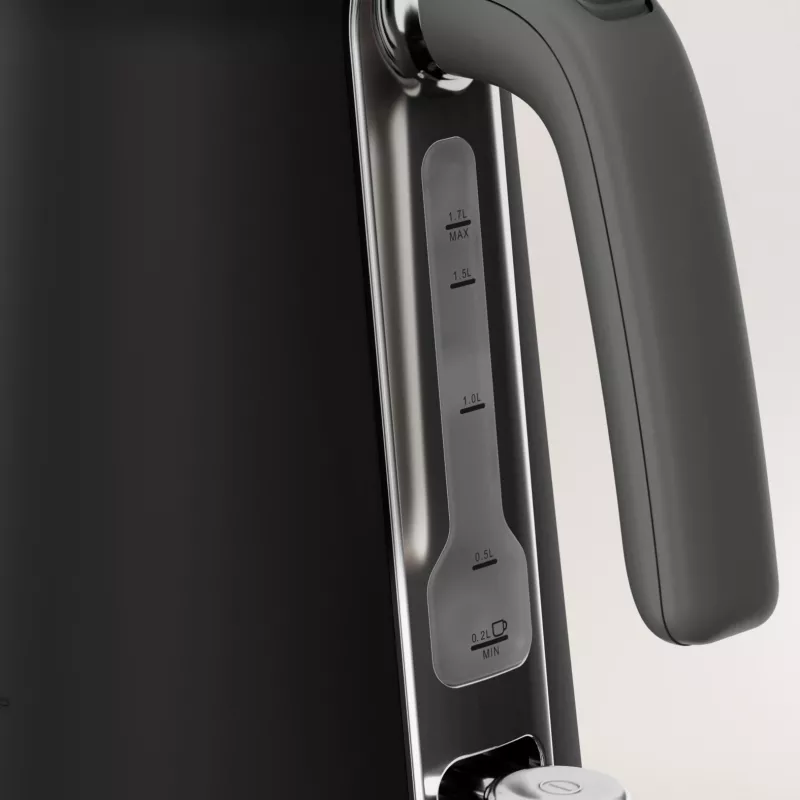 Bollitore Tefal KI6668E0 — 1,7 l, 2400 W, corpo in acciaio inox, nero
