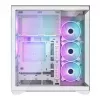 Case per PC Full-Tower MODECOM Volcano SPACE XL ARGB FULL TOWER 5F bianco — ATX, vetro temperato, ARGB, USB-C