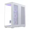 Case per PC Full-Tower MODECOM Volcano SPACE XL ARGB FULL TOWER 5F bianco — ATX, vetro temperato, ARGB, USB-C