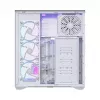 Case per PC Full-Tower MODECOM Volcano SPACE XL ARGB FULL TOWER 5F bianco — ATX, vetro temperato, ARGB, USB-C