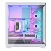 Case per PC Full-Tower MODECOM Volcano SPACE XL ARGB FULL TOWER 5F bianco — ATX, vetro temperato, ARGB, USB-C