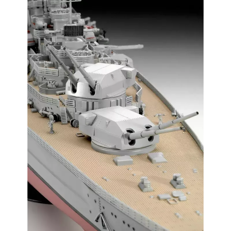 Modello nave da guerra Revell Bismarck kit 1:350