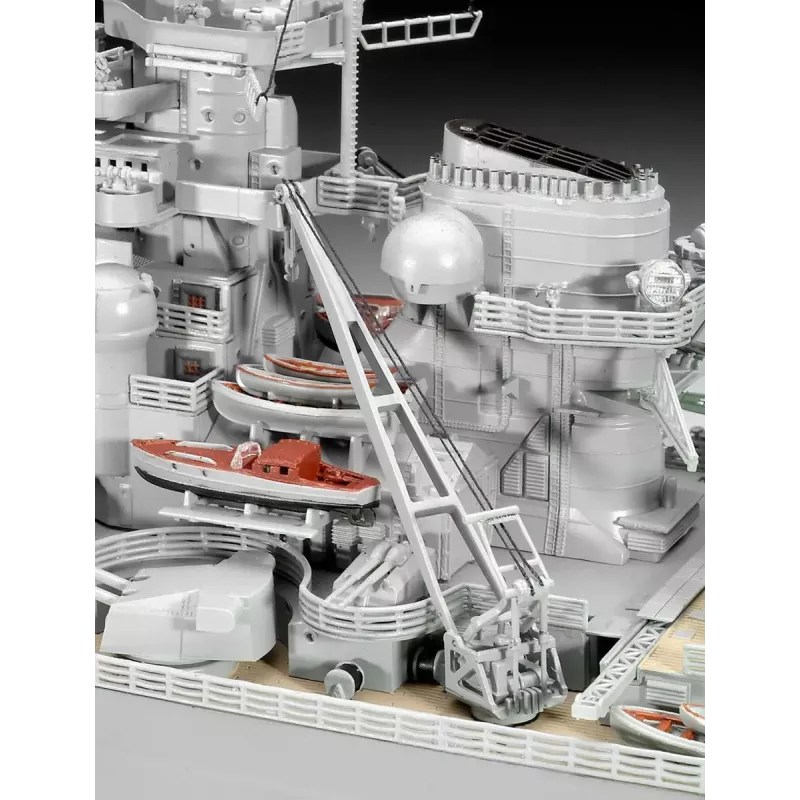 Modello nave da guerra Revell Bismarck kit 1:350