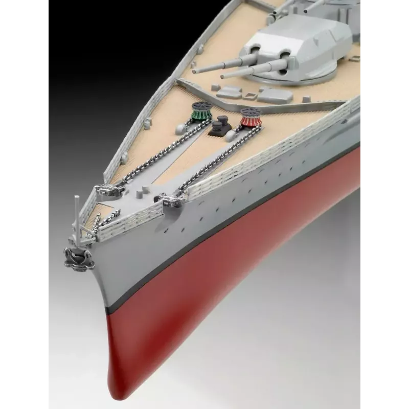 Modello nave da guerra Revell Bismarck kit 1:350