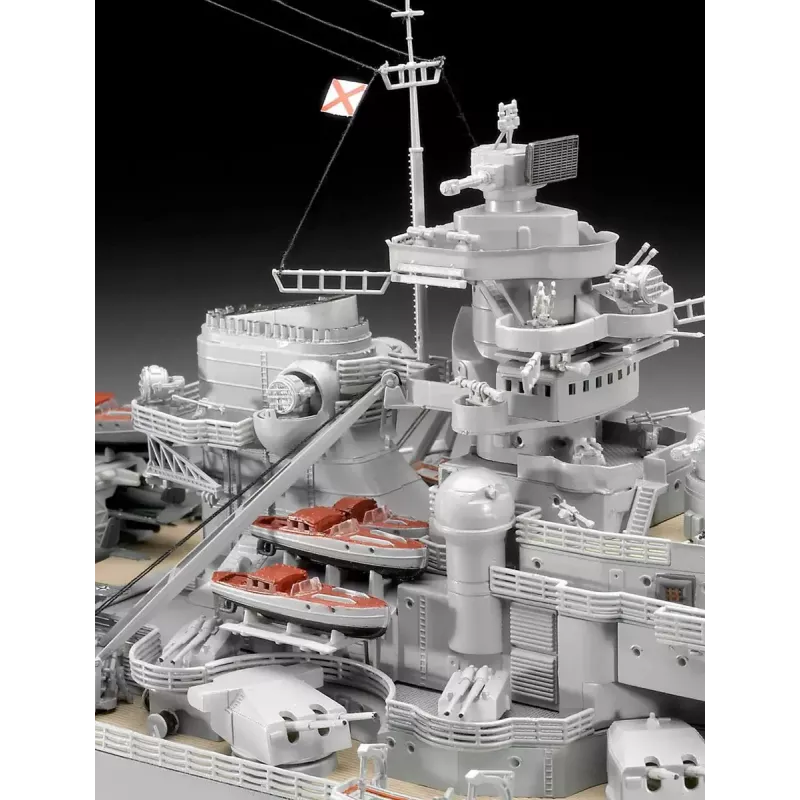 Modello nave da guerra Revell Bismarck kit 1:350
