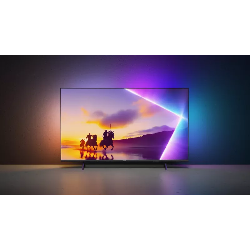 TV Philips 43PUS8450/12 43 inch QLED 4K Ultra HD, 3840×2160, Titan OS, Wi‑Fi, Ethernet, nero