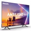 TV Philips 43PUS8450/12 43 inch QLED 4K Ultra HD, 3840×2160, Titan OS, Wi‑Fi, Ethernet, nero