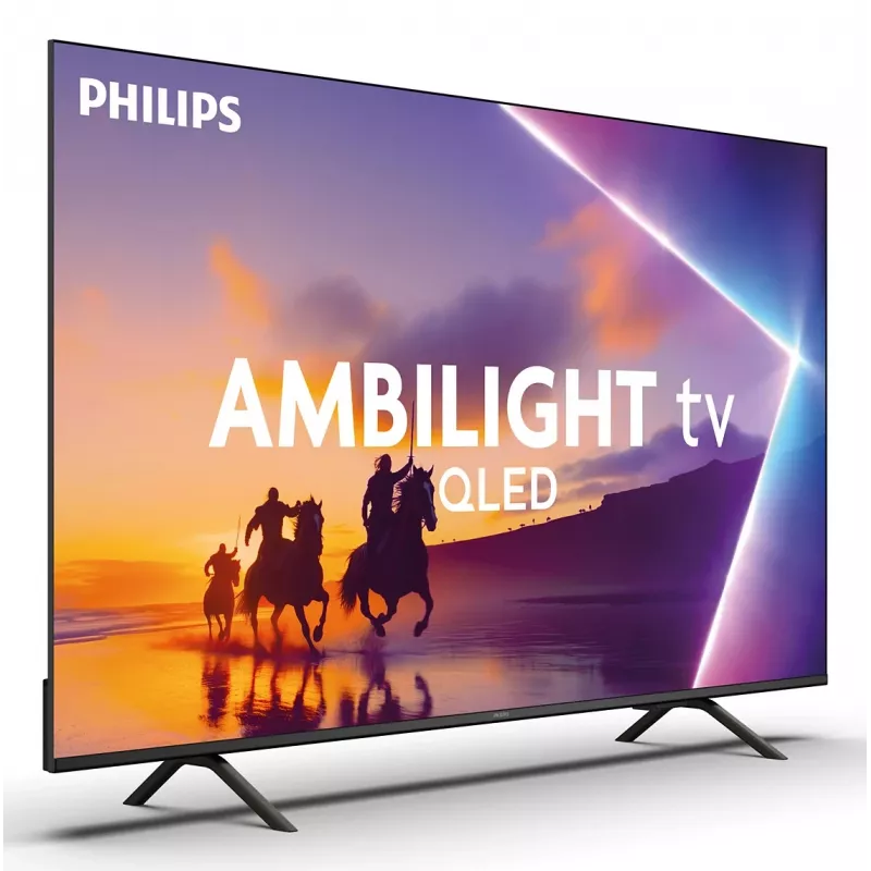 TV Philips 43PUS8450/12 43 inch QLED 4K Ultra HD, 3840×2160, Titan OS, Wi‑Fi, Ethernet, nero
