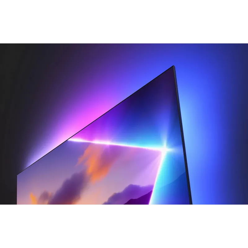 TV Philips 43PUS8450/12 43 inch QLED 4K Ultra HD, 3840×2160, Titan OS, Wi‑Fi, Ethernet, nero