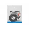 Cavo audio Lanberg CA-MJRC-10CC-0020-BK 3,5 mm RCA 2 m nero rosso bianco